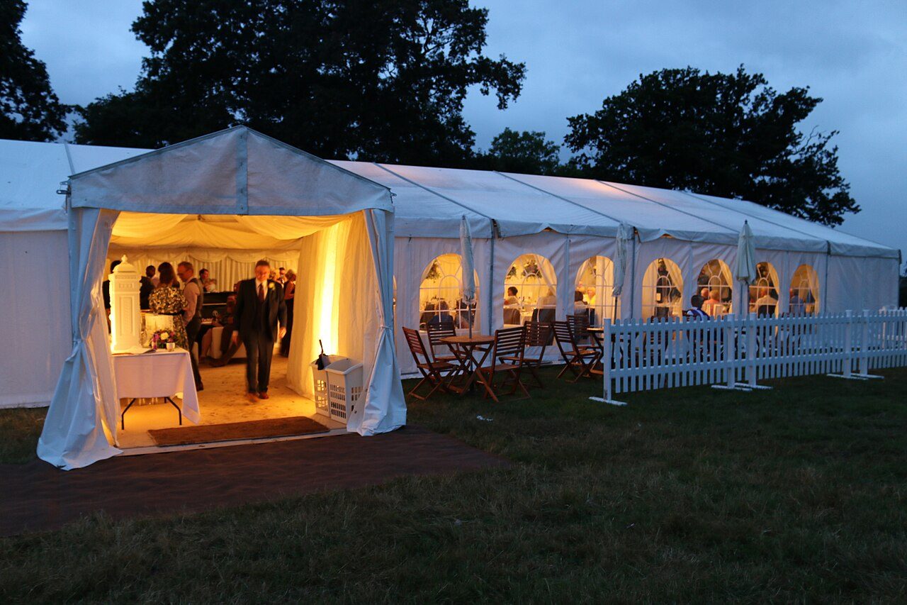 Canopy with table and chair sets