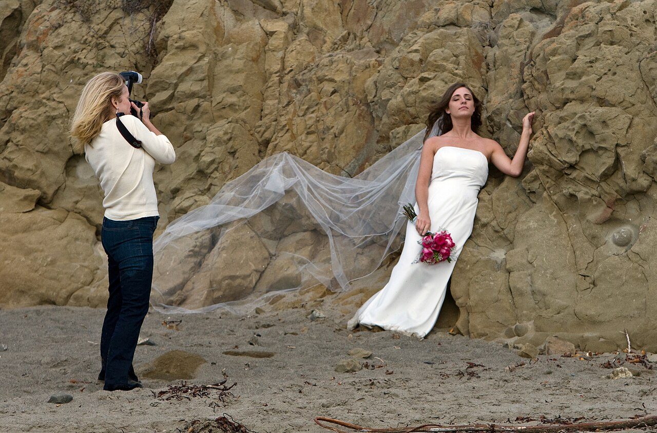 Full-day wedding photography — two shooters